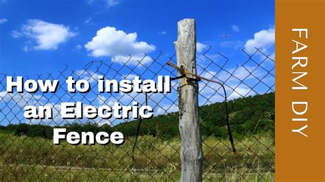 electric fence box setup|installing electric fence around garden.